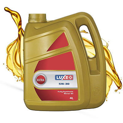 Моторное масло LUXE EXTRA 5W-30 SM/CF синтетическое 4л