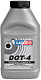 Тормозная жидкость LUXE DOT-4 250г серебряная канистра