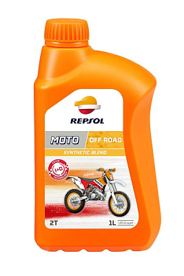 Моторное масло REPSOL MOTO OFF ROAD 2T TC 2-х тактное синтетическое 1L 