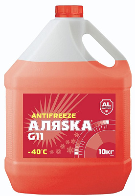 Антифриз Аляска -40 G11 красный 10кг