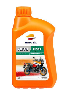 Моторное масло Repsol  MOTO RIDER 4T 15W-50 SL 4-х тактное минеральное 1L 
