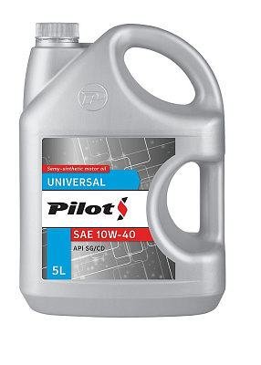 Моторное масло PILOTS 10W-40 SG/CD полусинтетическое 5л