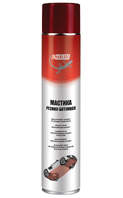 Резино-битумная мастика 3ton ТС-901 1000мл/ антикоррозийное покрытие для авто