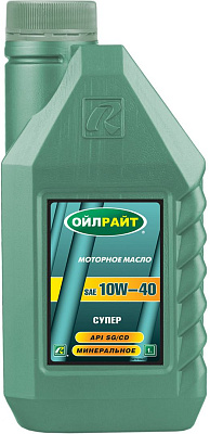 Моторное масло OILRIGHT СУПЕР 10W-40 SG/CD 1л