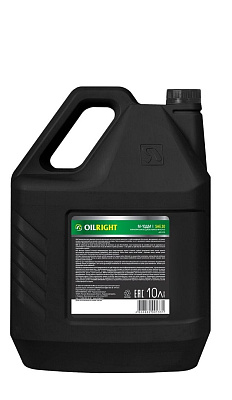 Дизельное моторное масло OILRIGHT М-10ДМ 30 CD минеральное 10л