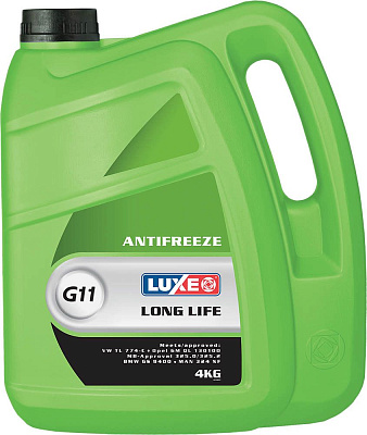 Антифриз LUXЕ -40 LONG LIFE G11 (зеленый) 4кг
