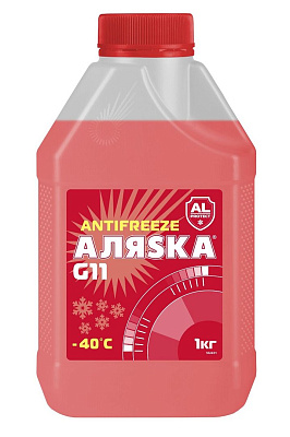 Антифриз Аляска -40 G11 красный 1кг