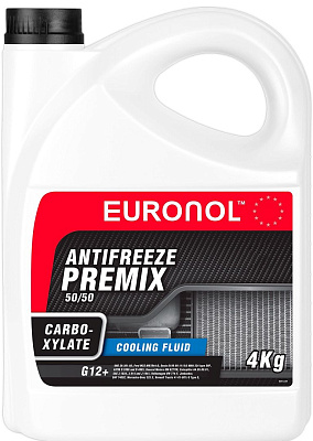 Охлаждающая жидкость EURONOL ANTIFREEZE CARBOXYLATE READY G12+ 4kg