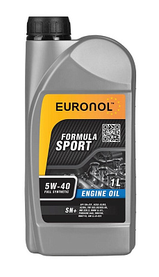 Моторное масло EURONOL SPORT FORMULA 5w-40 SN+ 1L