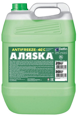 Антифриз Аляска -40 G11 зелёный 20кг