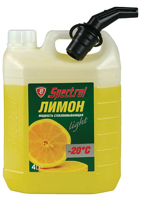 Стеклоомывающая жидкость SPECTROL Лимон -20 4л