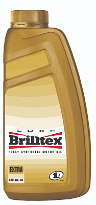 Моторное масло LUXE BRILLTEX EXTRA 5W-40 SM/CF синтетическое 1л