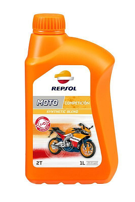 Моторное масло REPSOL MOTO COMPETICION 2T TC 2-х тактное синтетическое 1L 