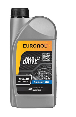 Масло моторное EURONOL DRIVE FORMULA 10w-40 SN Синтетическое 1L.