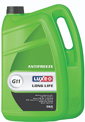 Антифриз LUXЕ -40 LONG LIFE G11 (зеленый) 5кг