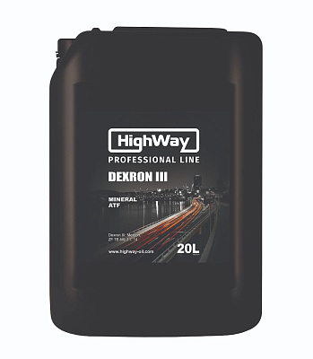 Масло трансмиссионное HighWay Dexron III минеральное 20л