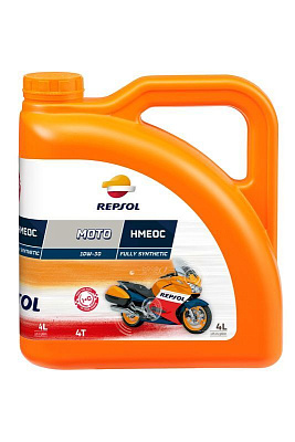 Моторное масло REPSOL MOTO RACING HMEOC 4T 10W-30 SJ 4-х тактное синтетическое 4L 