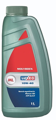 Моторное масло LUXE МОЛИБДЕН (MOLYBDEN)10W-40 SJ/CF полусинтетическое 1л