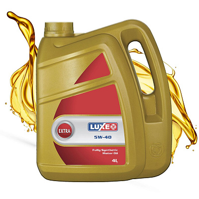 Моторное масло LUXE EXTRA 5W-40 SM/CF синтетическое 4л