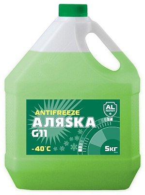 Антифриз Аляска -40 G11 зелёный 5кг