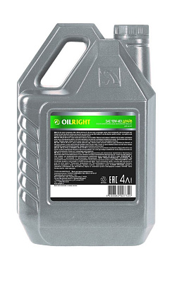 Моторное масло OILRIGHT ДРАЙВ 10W-40 SL/CF полусинтетическое 4л
