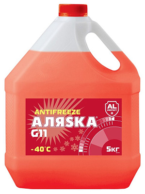 Антифриз Аляска -40 G11 красный 5кг