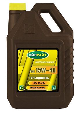 Моторное масло OILRIGHT ТУРБОДИЗЕЛЬ 15W-40 5л