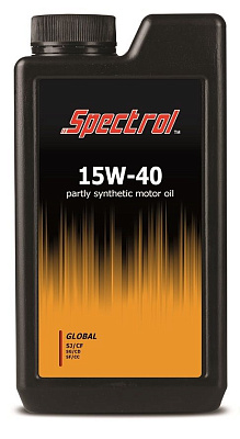 Моторное масло SPECTROL Глобал 15W-40 SJ/CF минеральное 1л