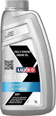 Моторное масло LUXE X-PERT 5w-40 SN+ 1л