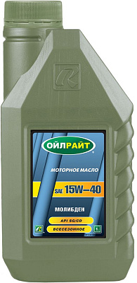 Моторное масло OILRIGHT МОЛИБДЕН 15W-40 SG/CD 1л