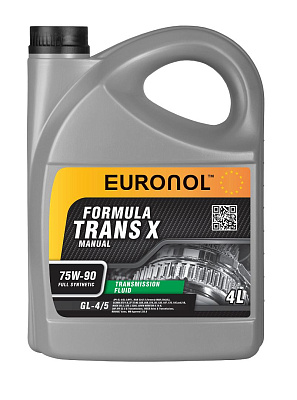 Трансмиссионное масло EURONOL TRANS X 75w-90 GL-4/5 4L