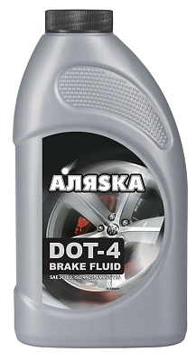 Тормозная жидкость DOT-4 Аляска 910гр