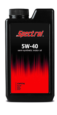 Моторное масло SPECTROL Капитал 5W-40 SL/CF полусинтетическое 1л