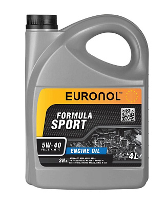 Моторное масло EURONOL SPORT FORMULA 5w-40 SN+ 4L