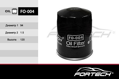 Фильтр масляный Fortech-FO004 HYUNDAI Galloper,Porter