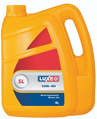 Моторное масло LUXE SL 10W-40 SG/CD полусинтетическое 4л