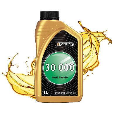 Моторное масло KANSLER 30000 5W-40 SM/CF синтетическое 1л