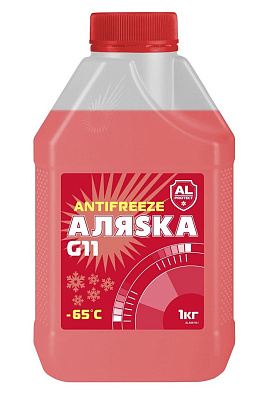 Антифриз Аляска -65 G11красный 1кг
