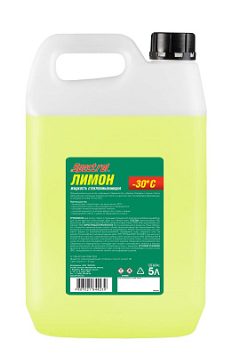 Стеклоомывающая жидкость SPECTROL Лимон -30 5л