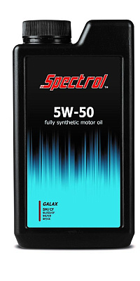 Моторное масло SPECTROL Галакс 5W-50 SM/CF синтетическое 1л