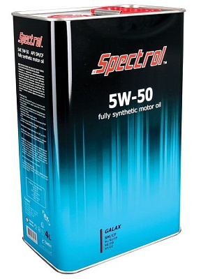 Моторное масло SPECTROL Галакс 5W-50 SM/CF синтетическое 4л