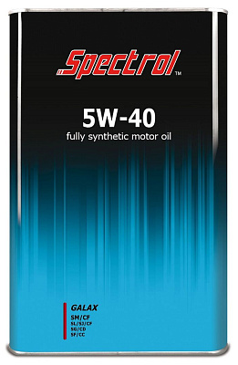 Моторное масло SPECTROL Галакс 5W-40 SМ/CF синтетическое 4л