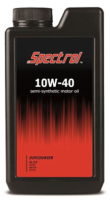 Моторное масло SPECTROL Дипкурьер 10W-40 SL/CF полусинтетическое 1л
