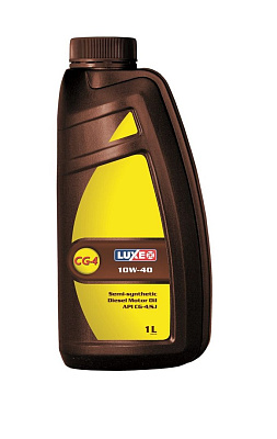 Дизельное моторное масло LUXЕ DIESEL 10W-40 CG-4/SJ полусинтетическое 1л