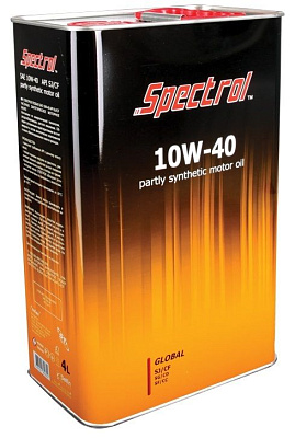 Моторное масло SPECTROL Глобал 10W-40 SJ/CF полусинтетическое 4л