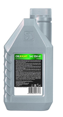 Моторное масло OILRIGHT ДРАЙВ 10W-40 SL/CF полусинтетическое 1л