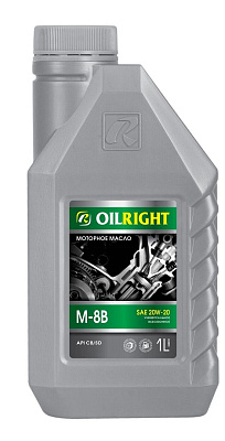 Моторное масло OILRIGHT М-8В 20W-20 СB/SD 1л
