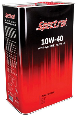 Моторное масло SPECTROL Дипкурьер 10W-40 SL/CF полусинтетическое 4л