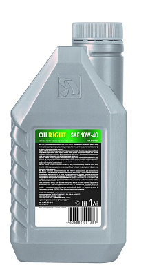 Моторное масло OILRIGHT ДРАЙВ 10W-40 SG/CD полусинтетическое 1л