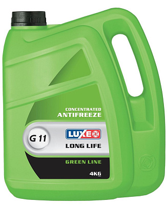 Антифриз LUXЕ -40 LONG LIFE G11 концентрат (зеленый) 4кг